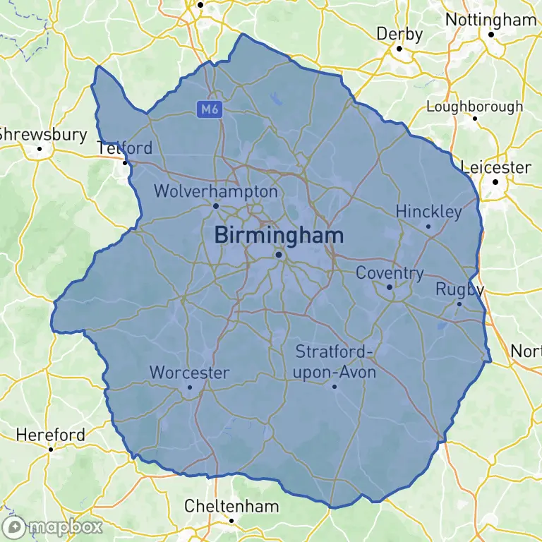 District boundary map