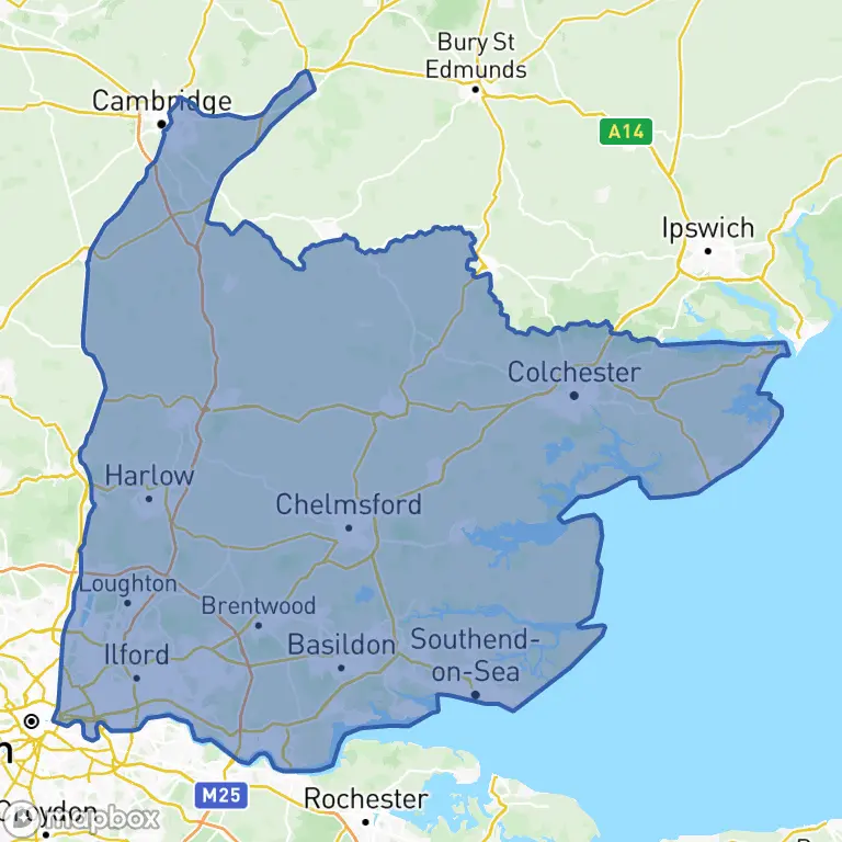 District boundary map