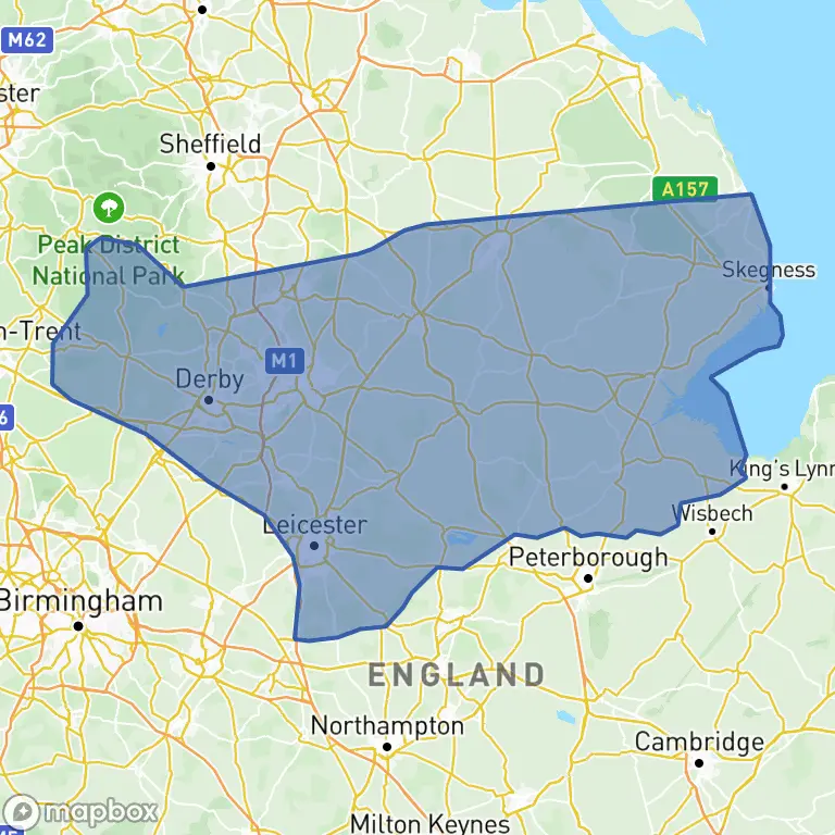 District boundary map