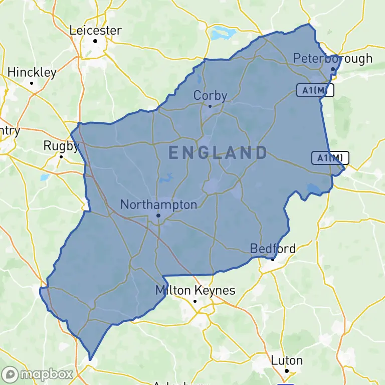 District boundary map