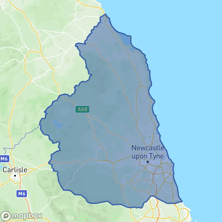 District boundary map