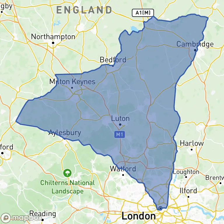 District boundary map