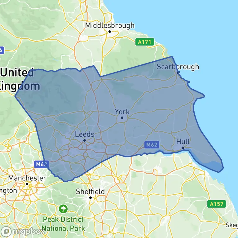 District boundary map